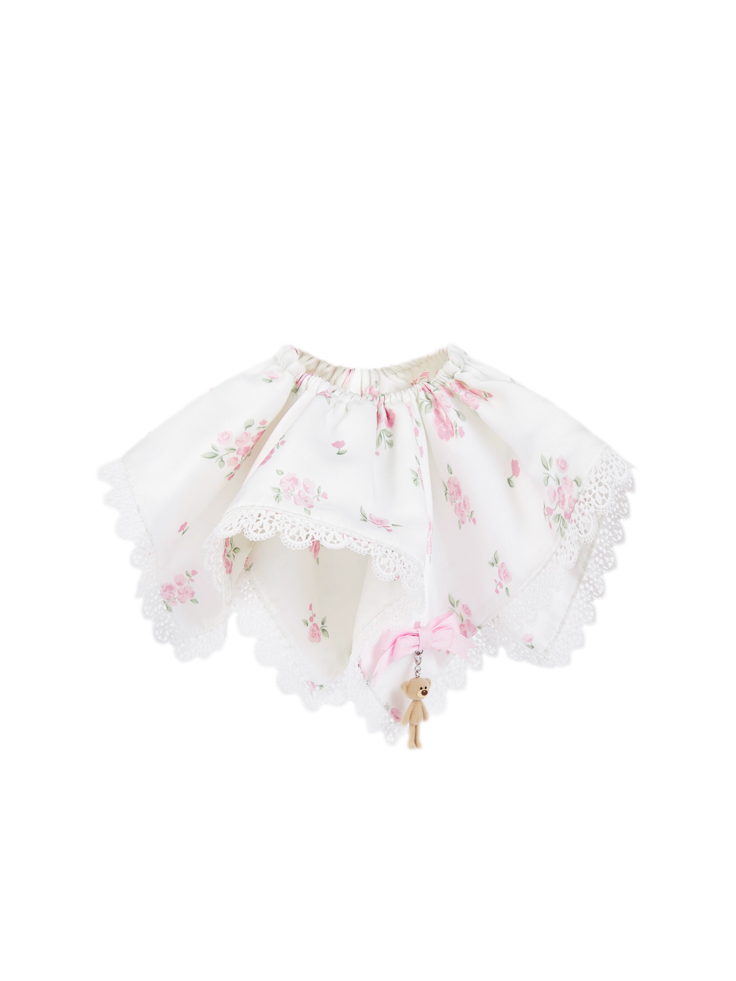 Floral Hanky Scrunchie