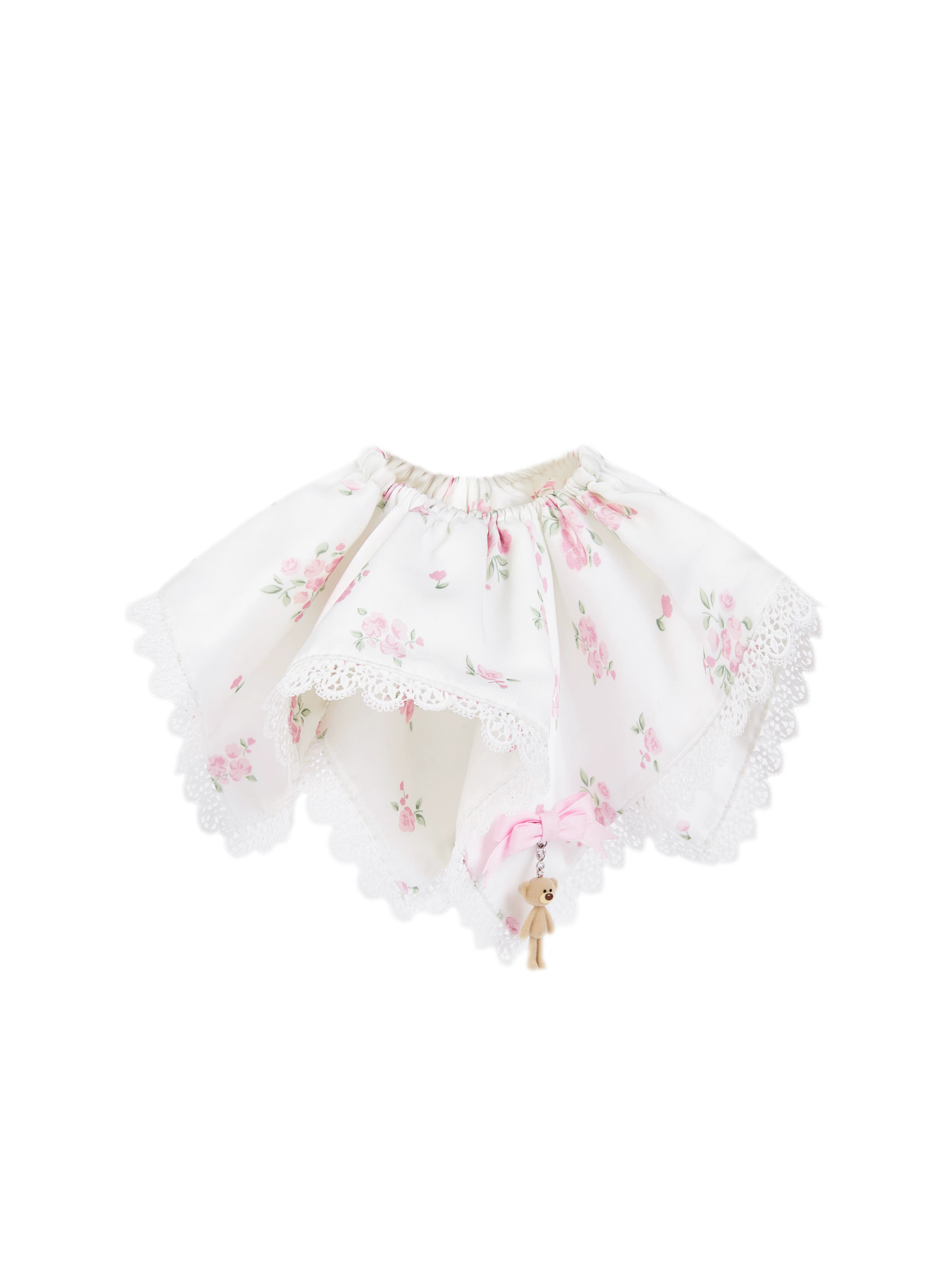 Floral Hanky Scrunchie