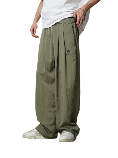 Relaxed Straight-Leg Trousers