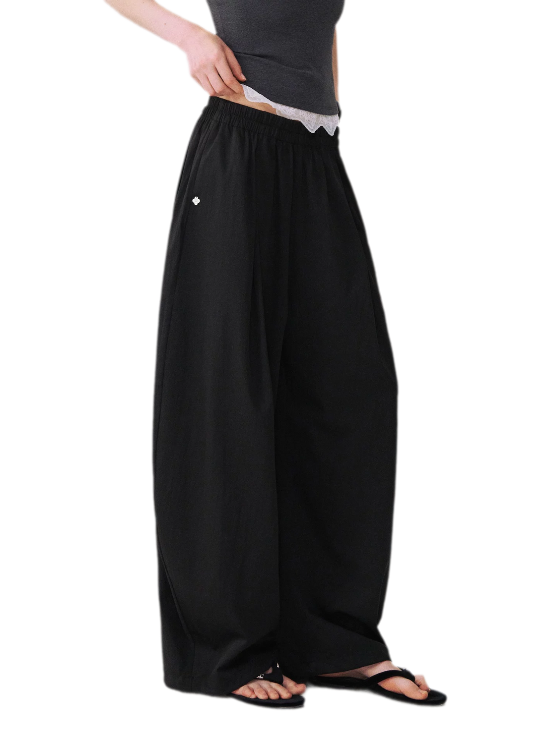 Breathable Relaxed Lantern Pants