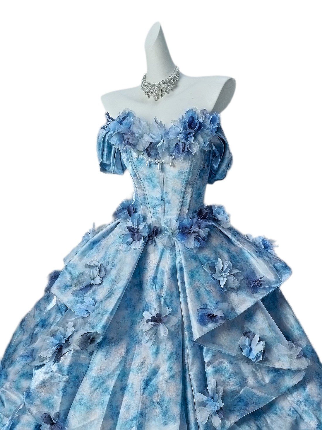 Nayi Floral Ball Gown