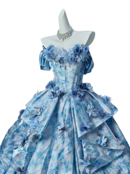 Nayi Floral Ball Gown