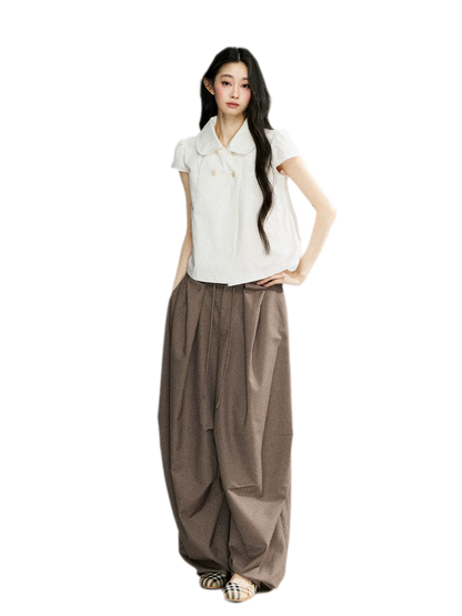 Cotton Double Breasted Shirt