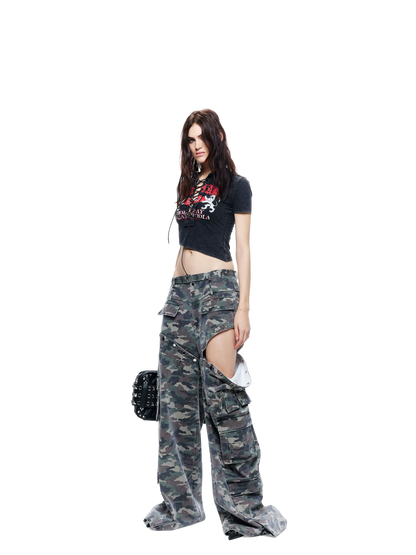 Punk Grunge Washed T-shirt