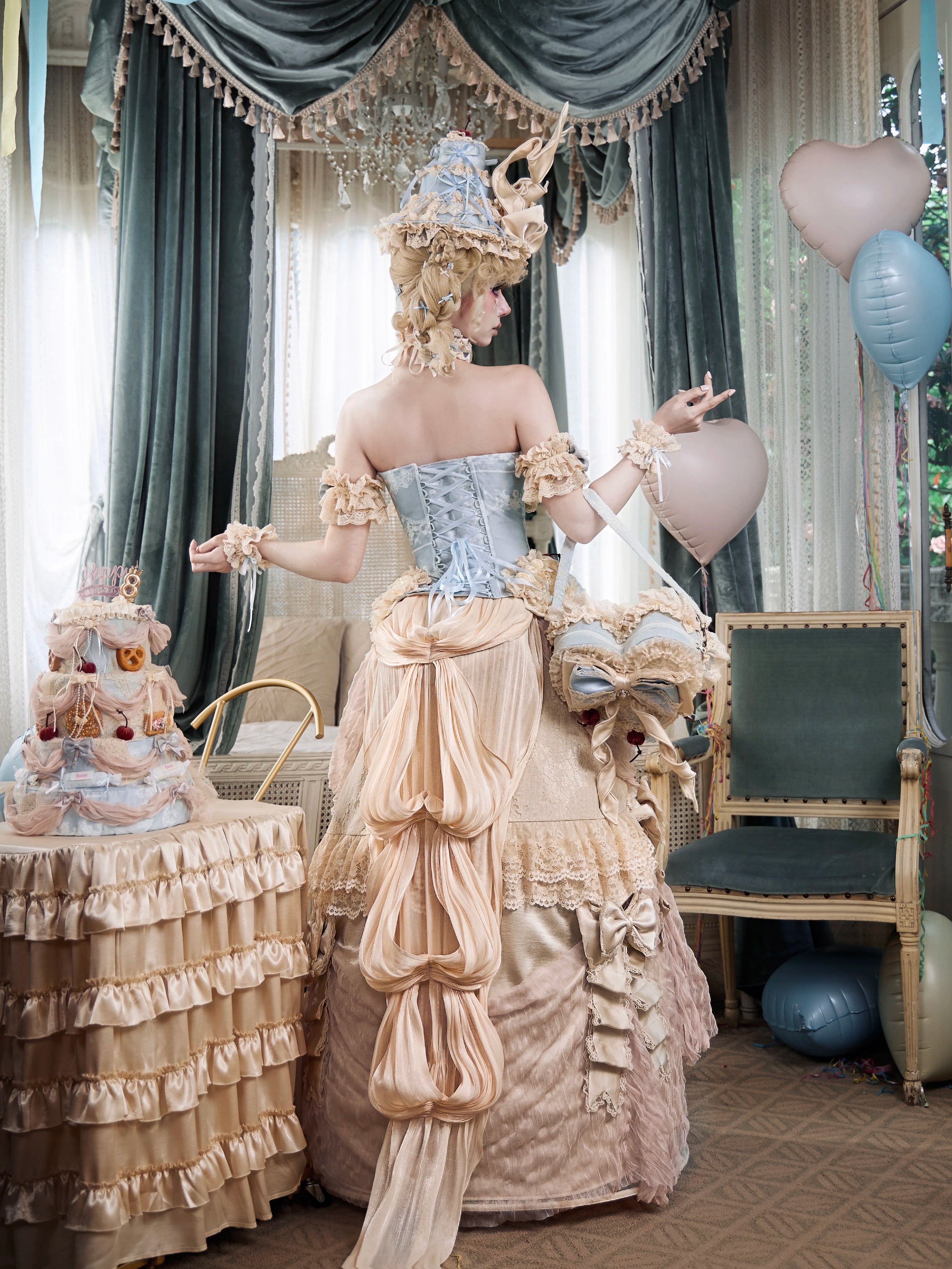 Rococo Bustle Train Skirt