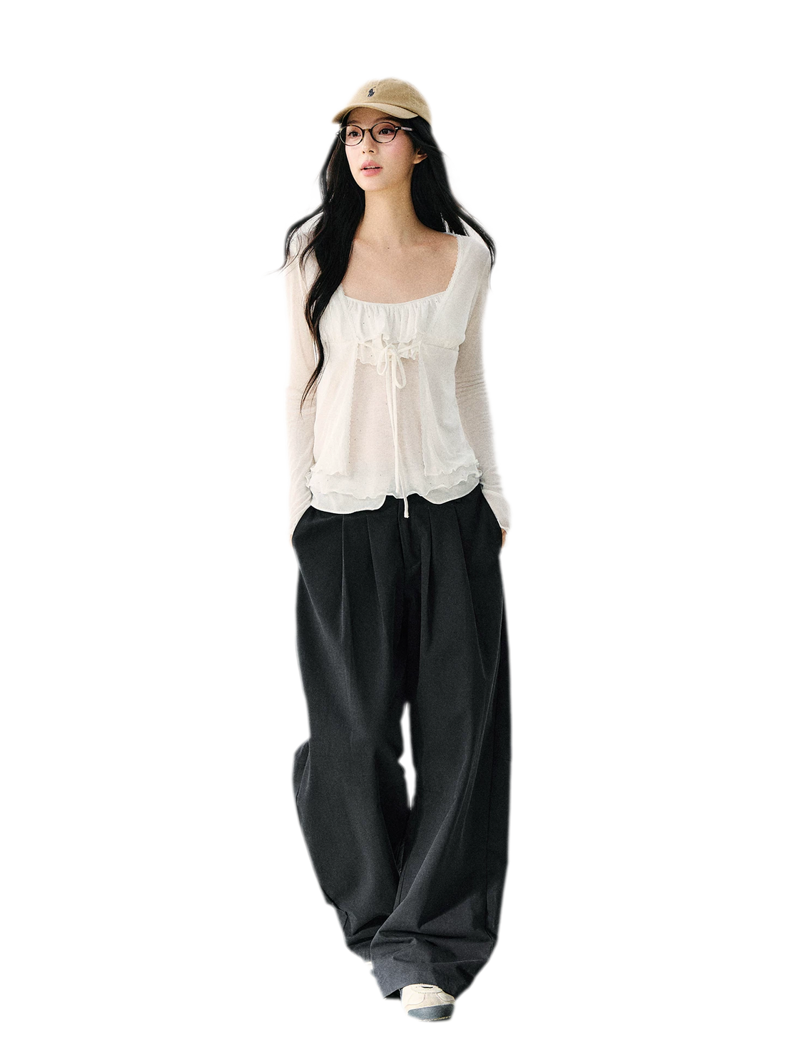 7SHIFTIN Sweet Ruffle Cardigan Set – view 2
