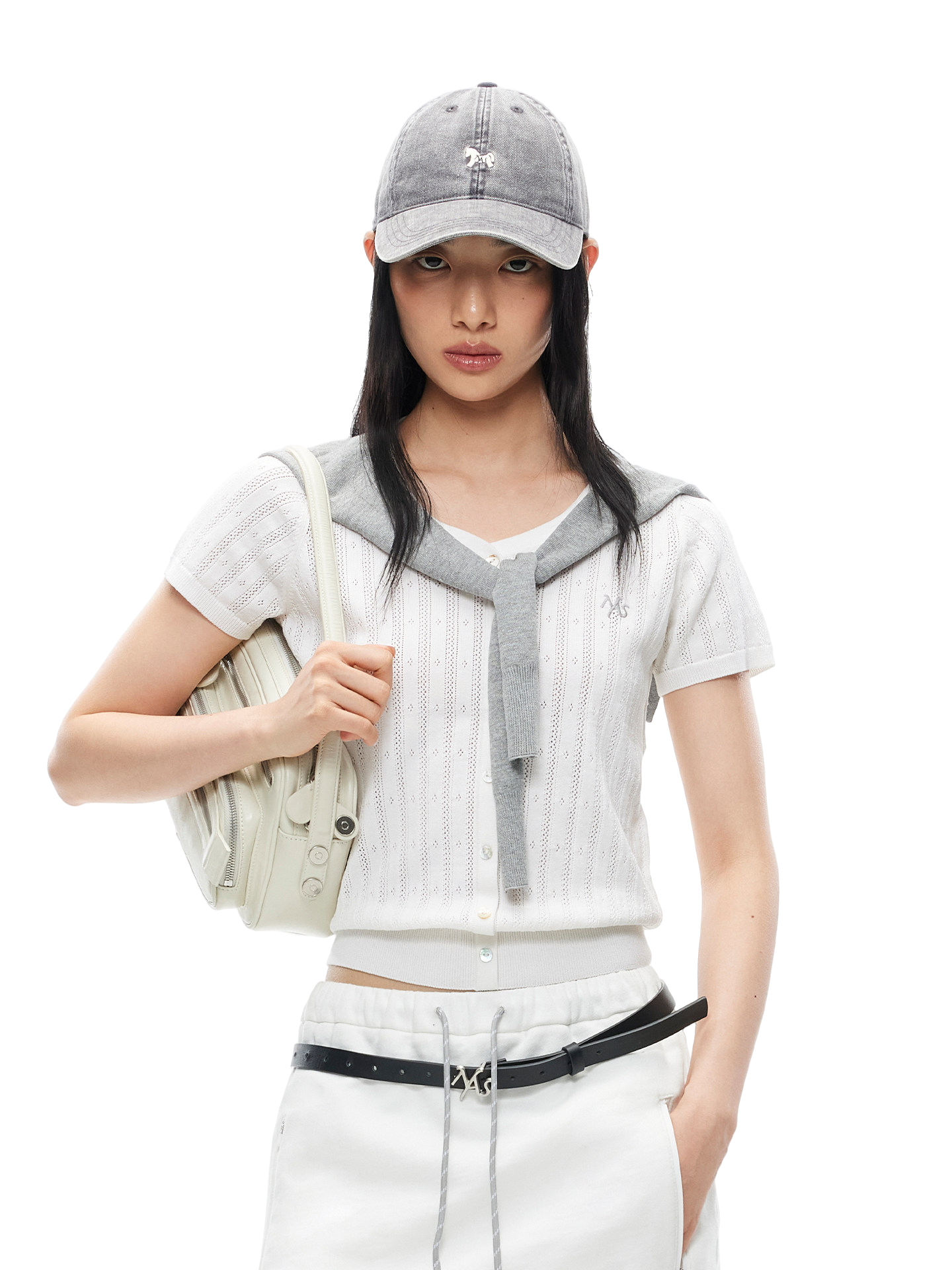 Doro Shawl Tencel Knit T-Shirt