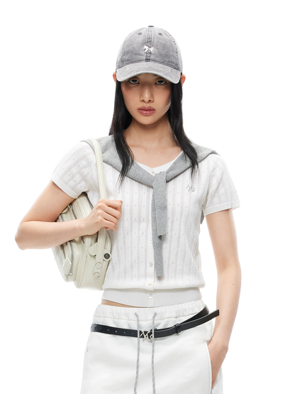Doro Shawl Tencel Knit T-Shirt
