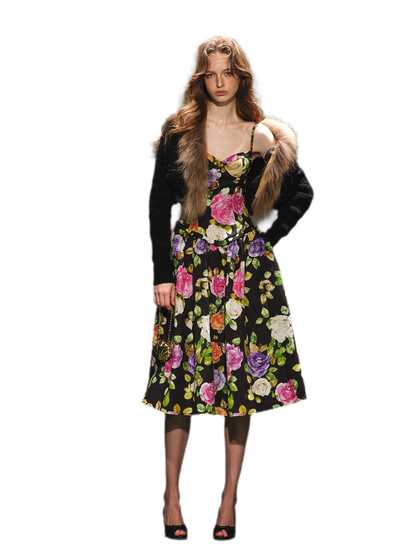 Wool Cable-Knit Jacket Dress Set 100% Wool