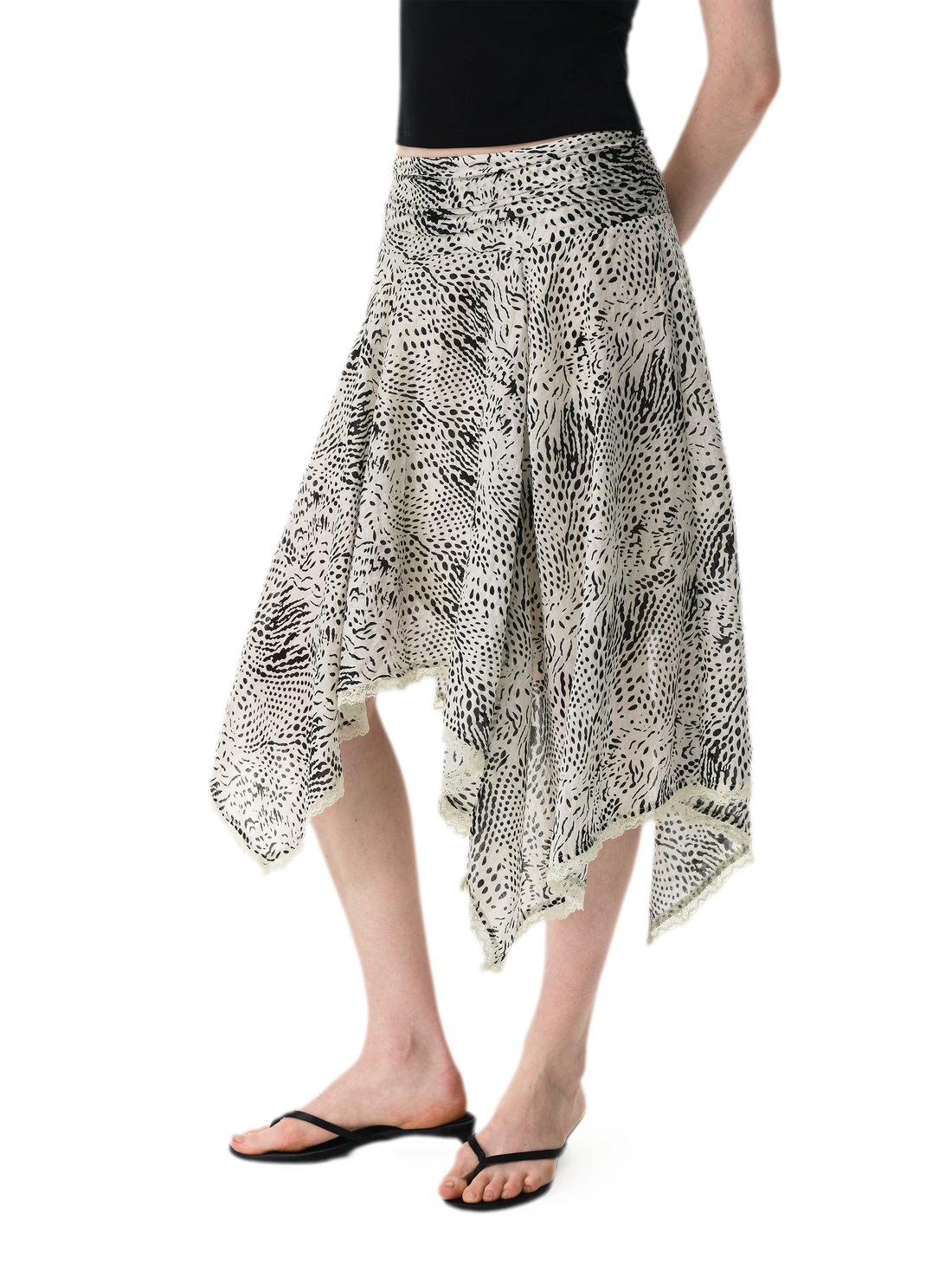 Zebra Lace Skirt