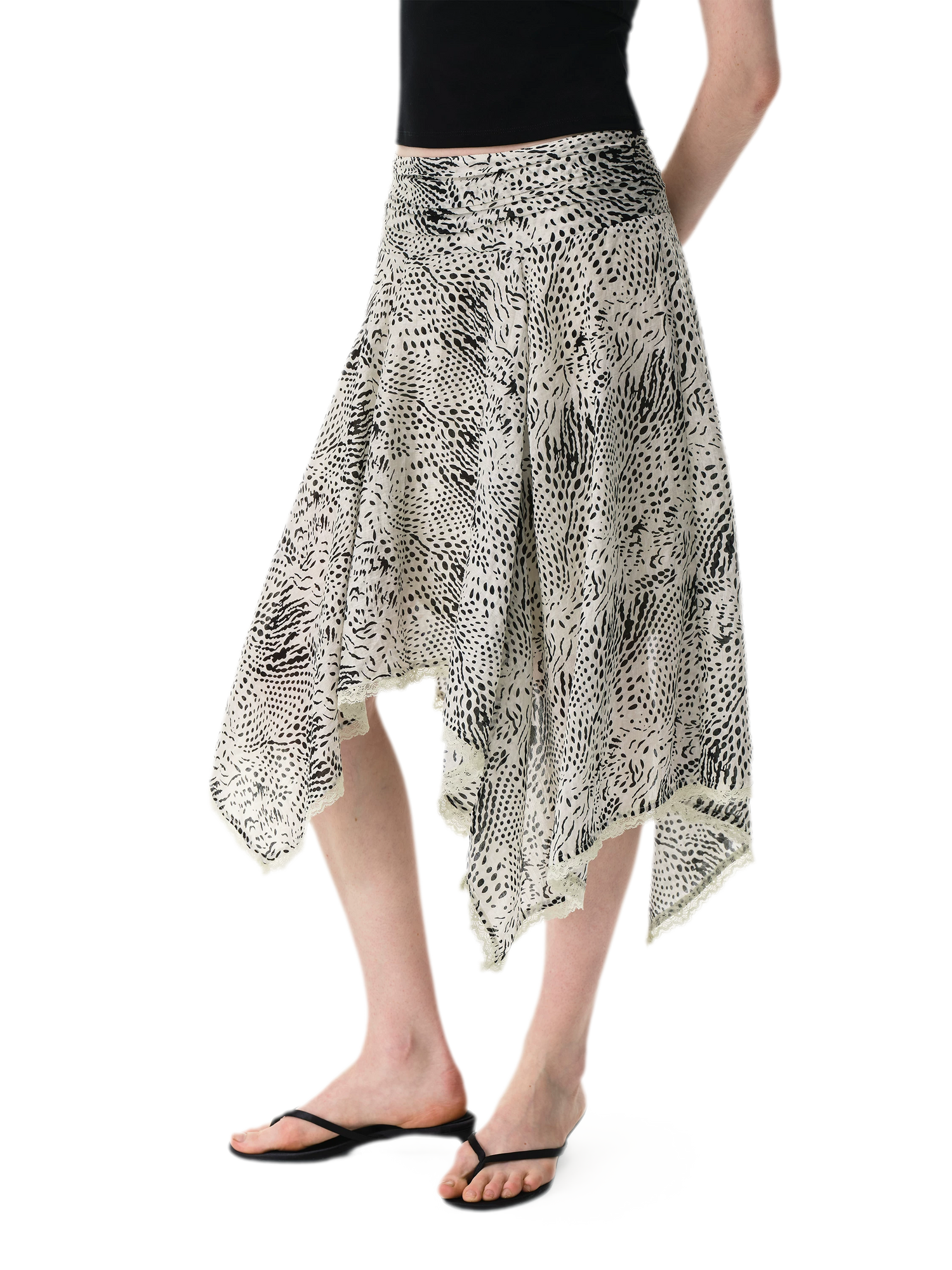 Zebra Lace Skirt