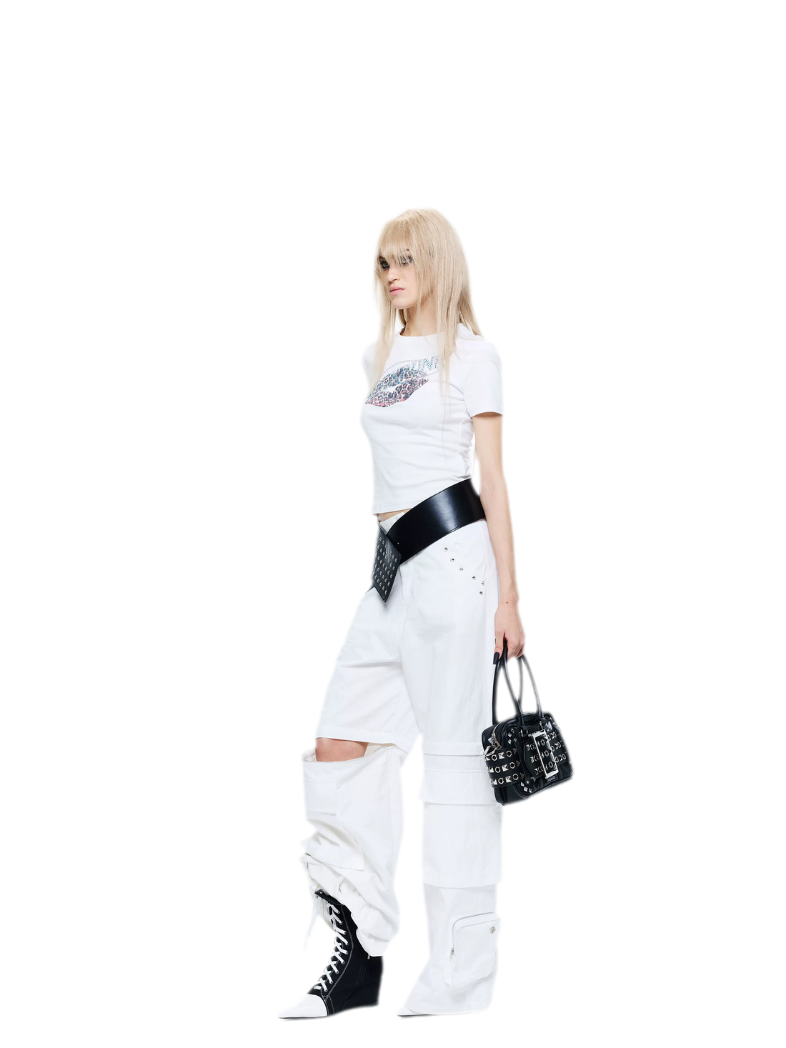Rhinestone Graphic Slim Tee