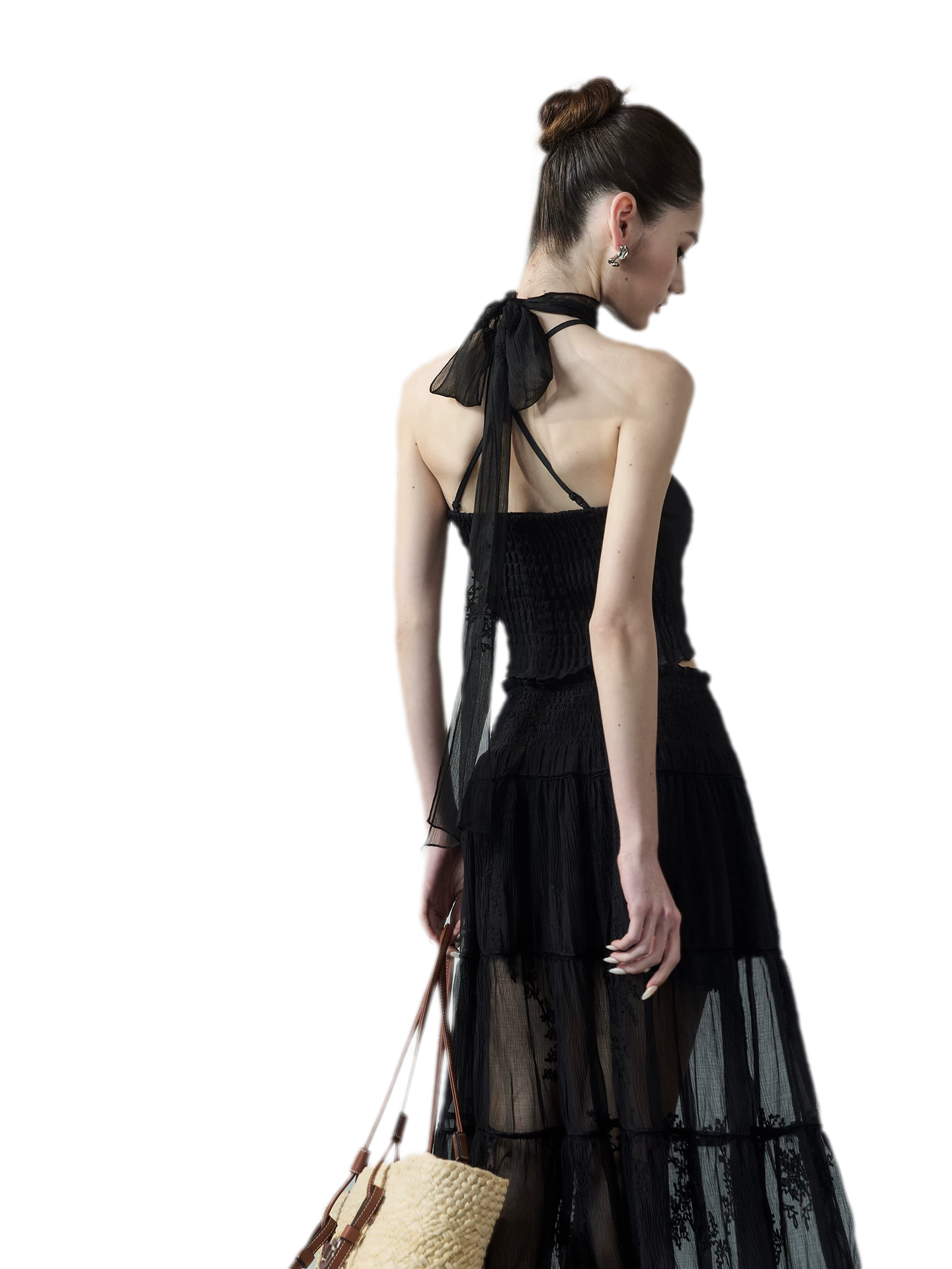 Halter Neck Bow Top