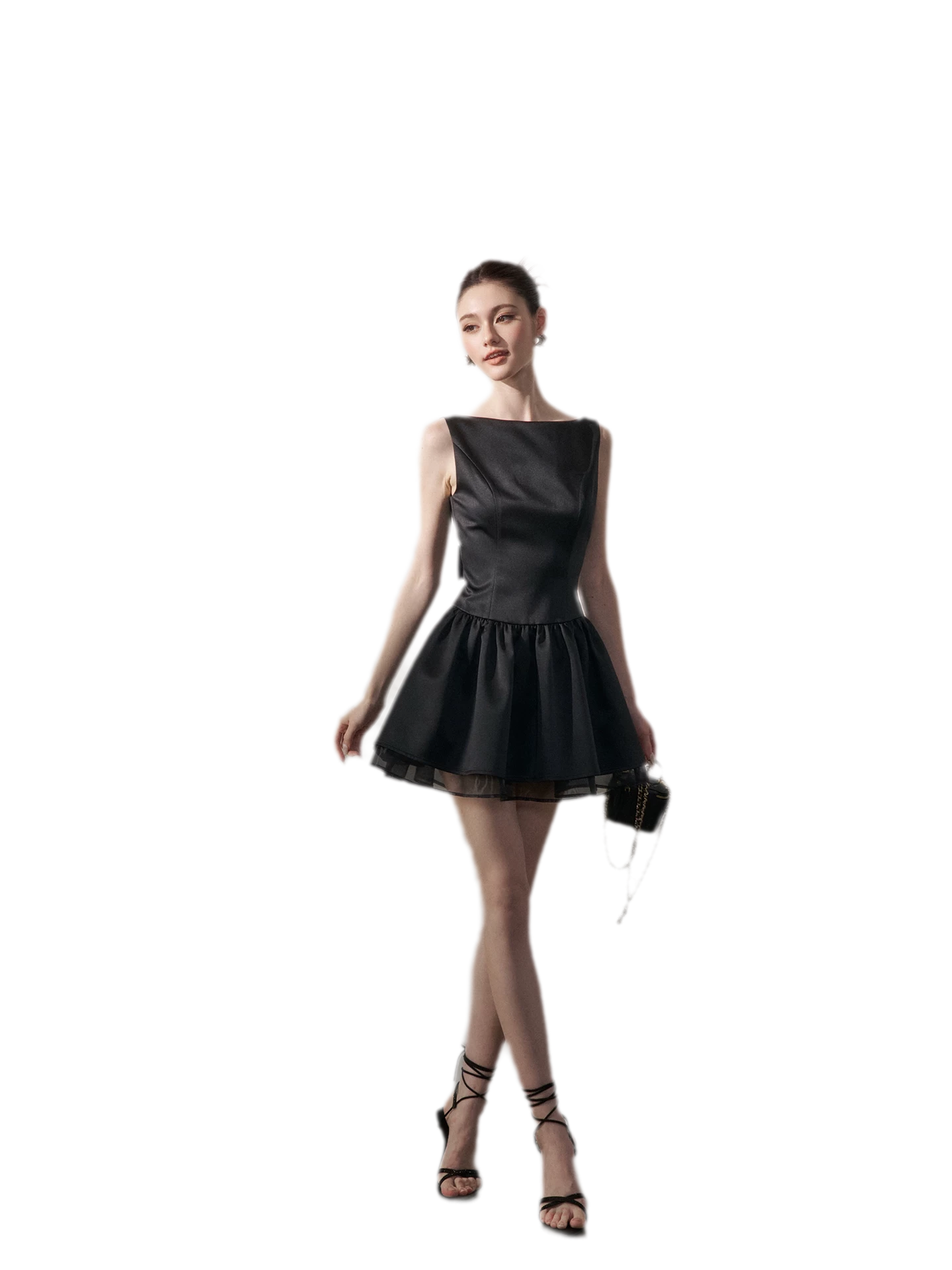 Bow Back Mini Dress