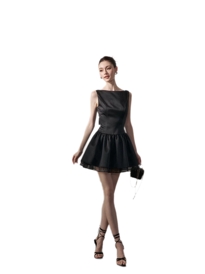 Bow Back Mini Dress