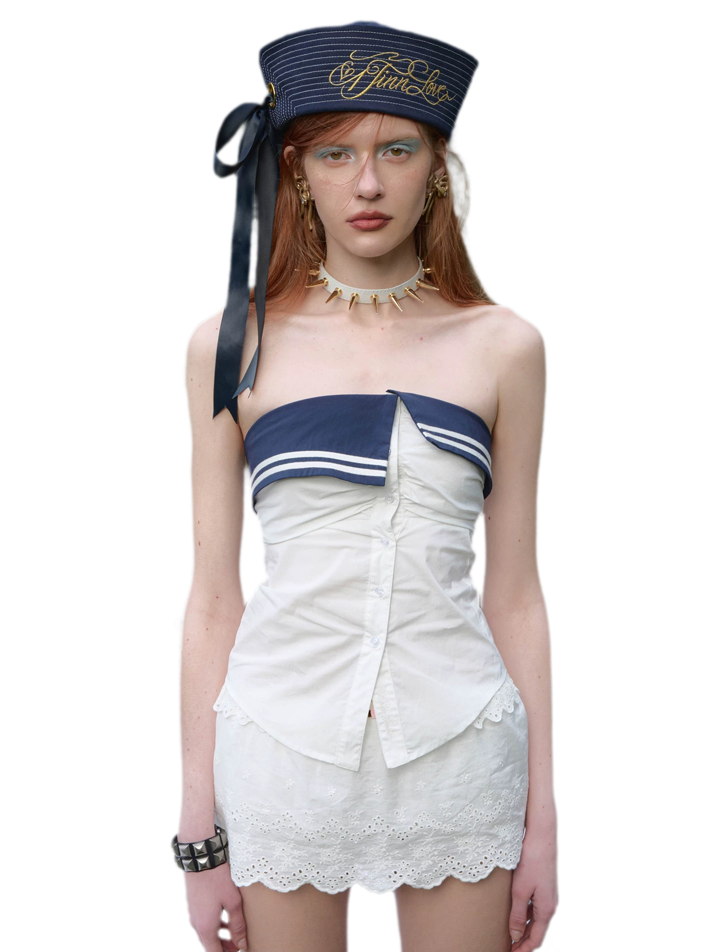 Nautical Wide Brim Sailor Hat
