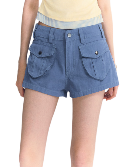 Low-Waist Cargo Shorts