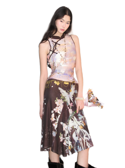 Tiger Eye Butterfly New Chinese Style Fashion Set