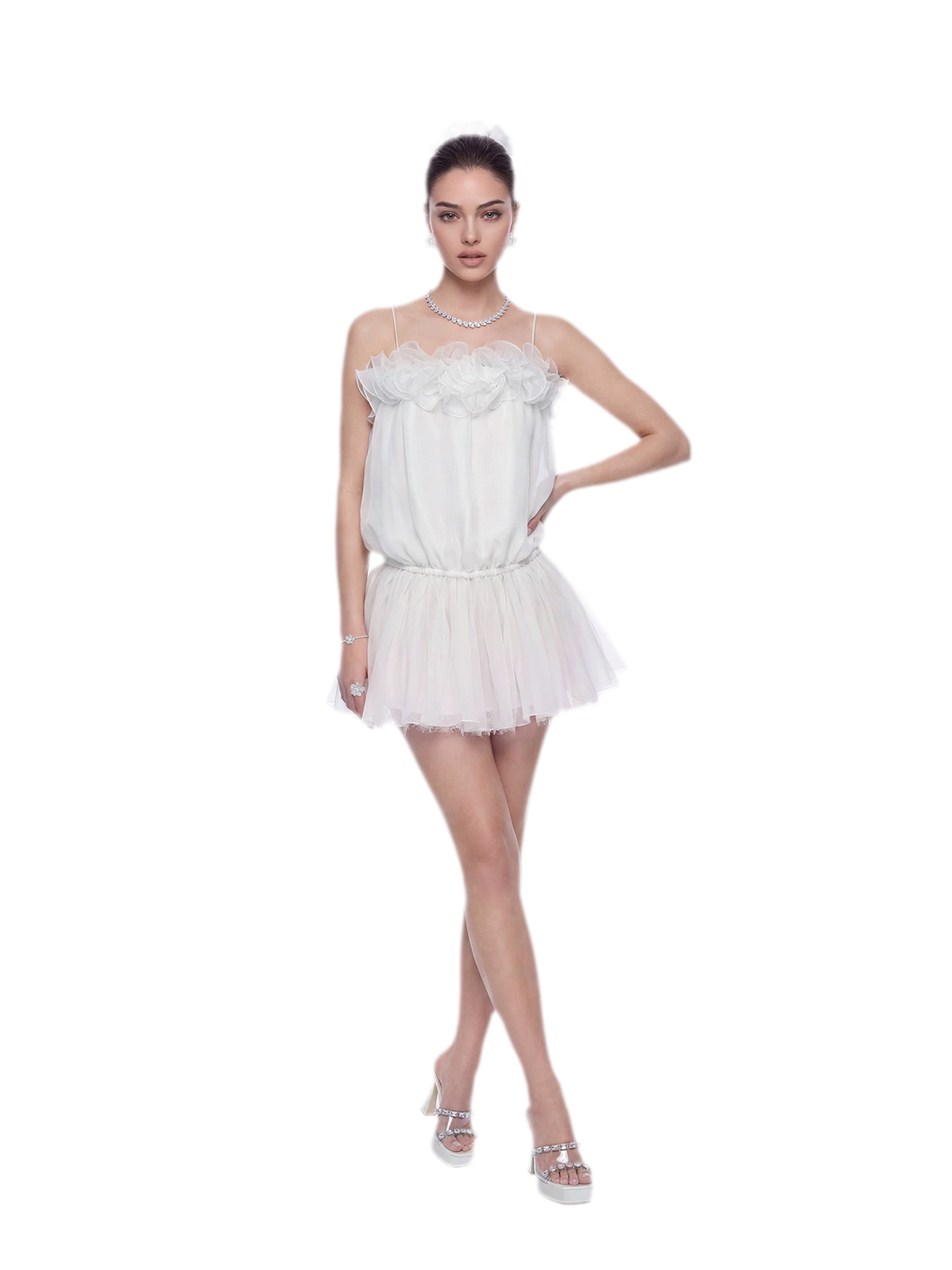 NANA JACQUELINE Lace Bustier Dress – view 2