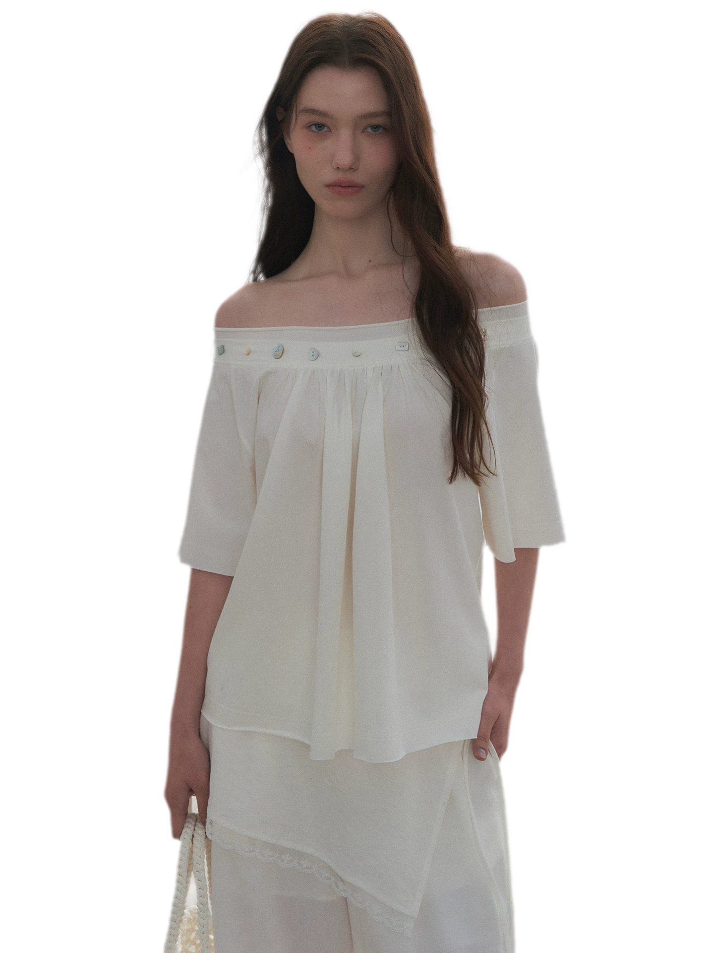 Modal Asymmetric Draped Top