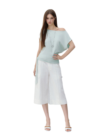 Relaxed Fit Cool Tencel Hemp Workwear Shorts