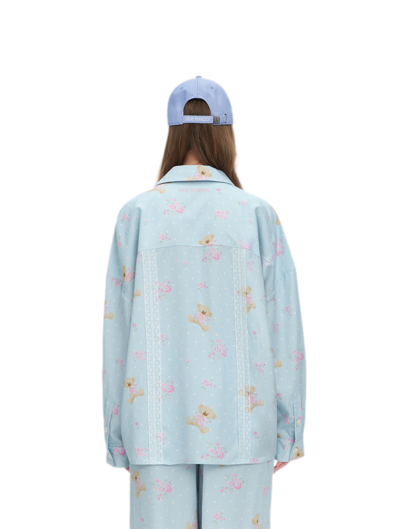 Floral Lace Trim Shirt