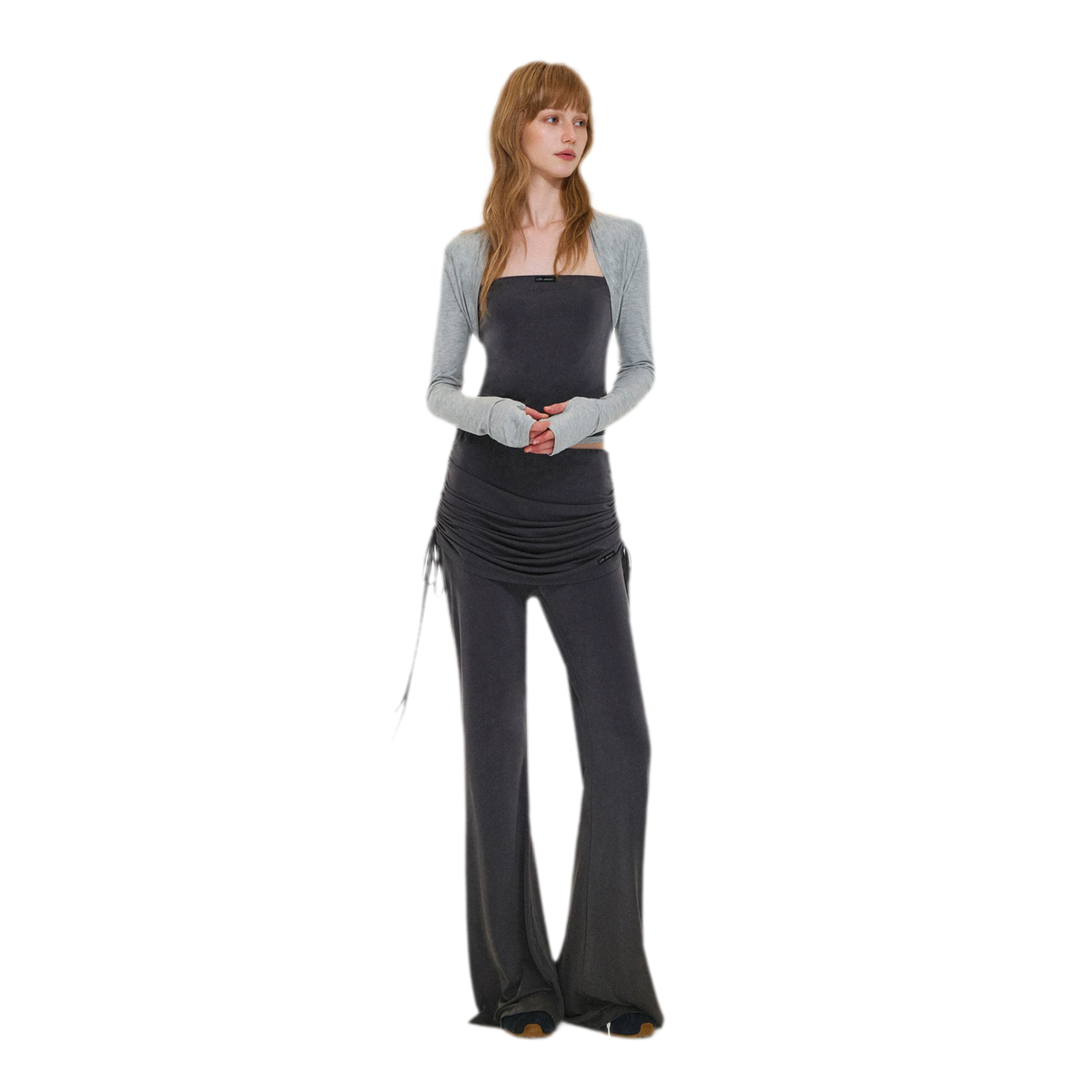 Stretch-Kontrast-Lagenhosen-Set