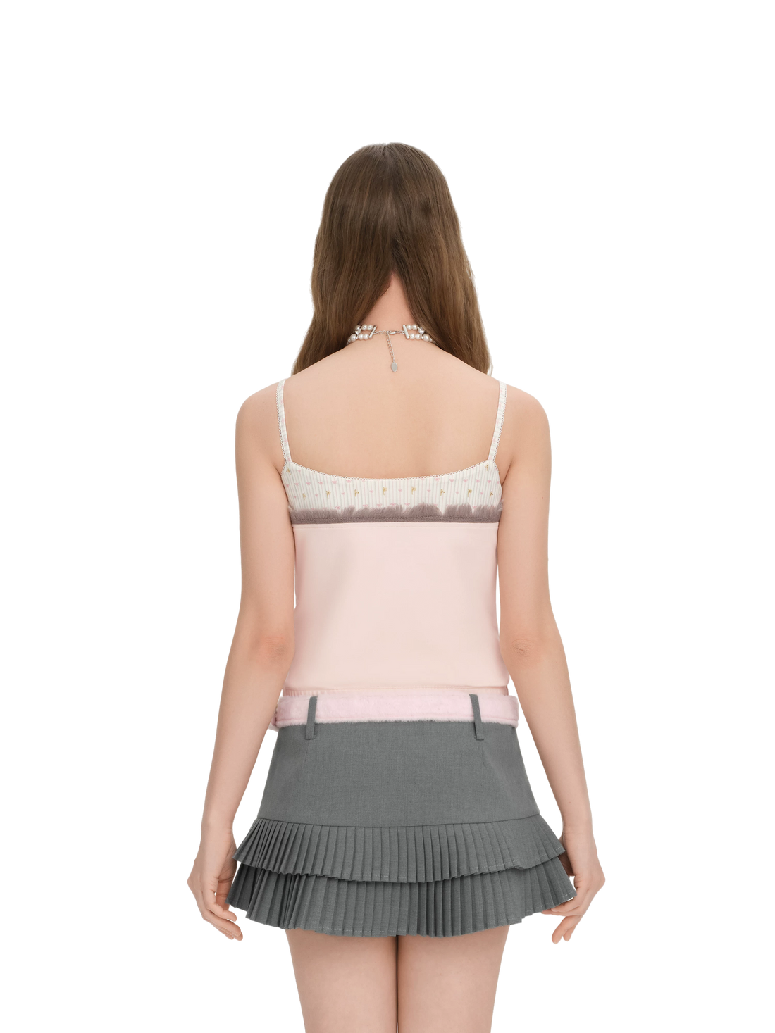 Two-Layer Tassel Camisole Vest