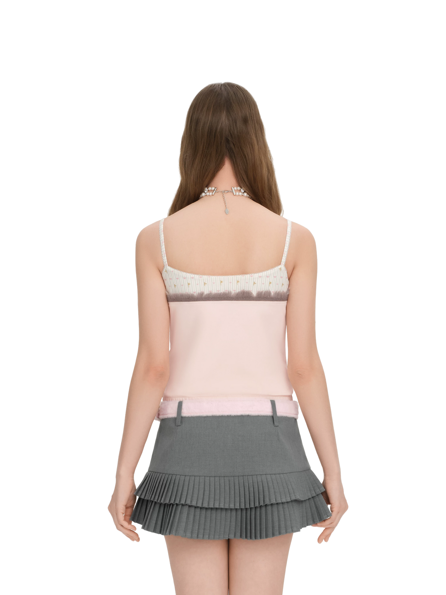 Two-Layer Tassel Camisole Vest