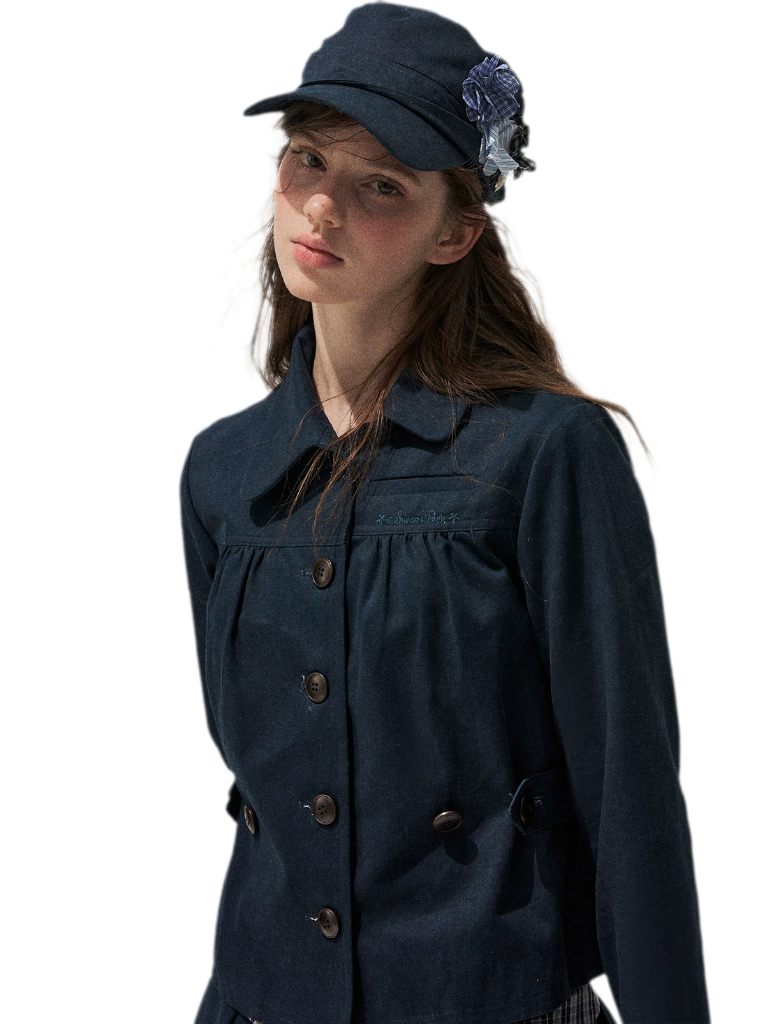 Handmade Floral Riding Hat