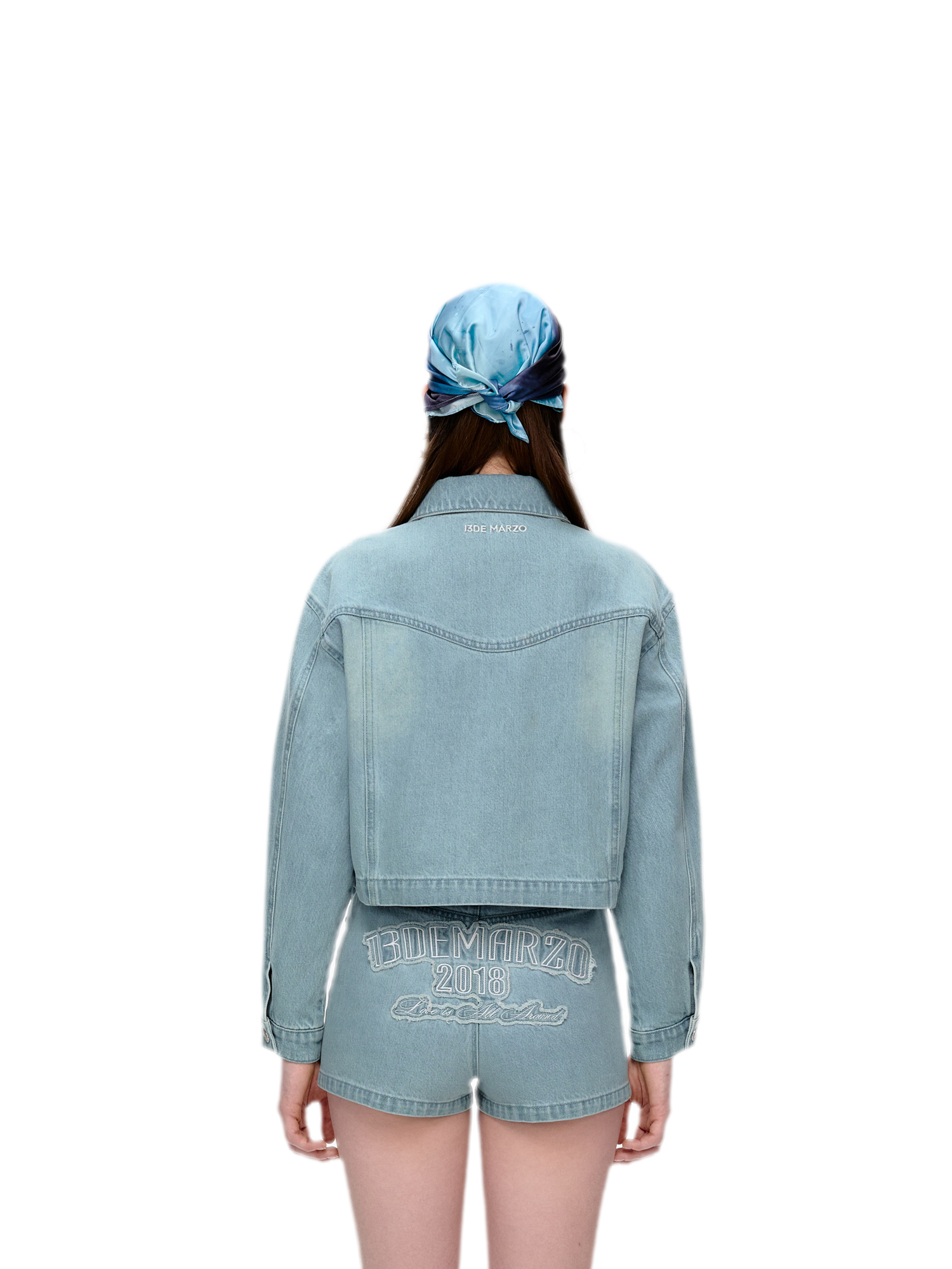 Bear Denim Zipped Shirt