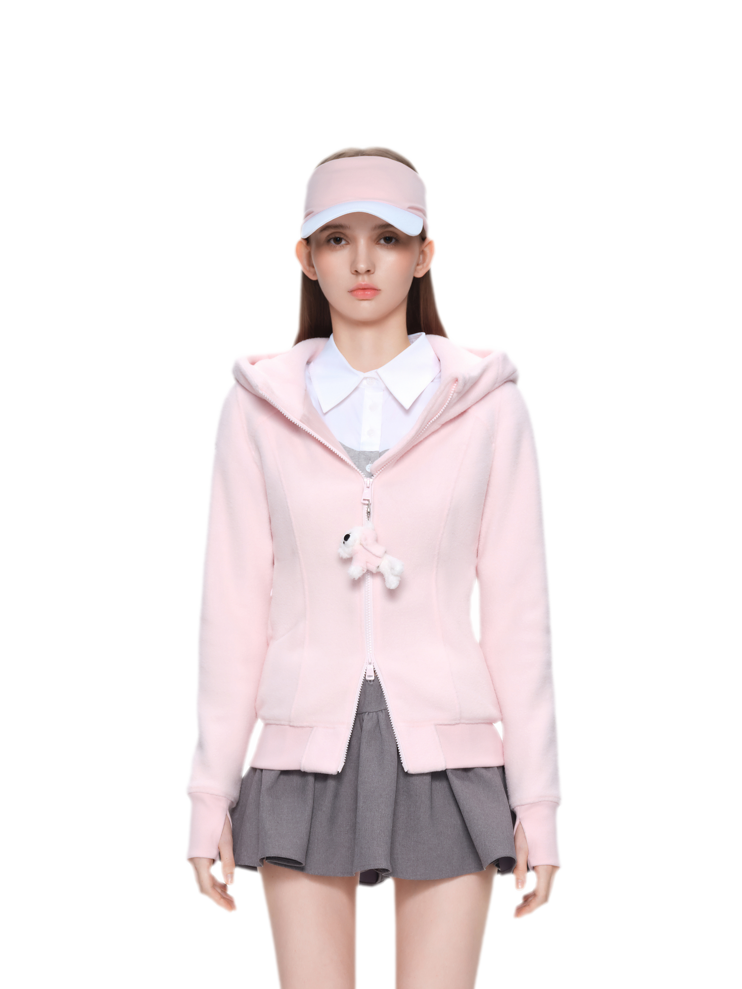 Soft Fleece Slim-Fit Hooded Jacket