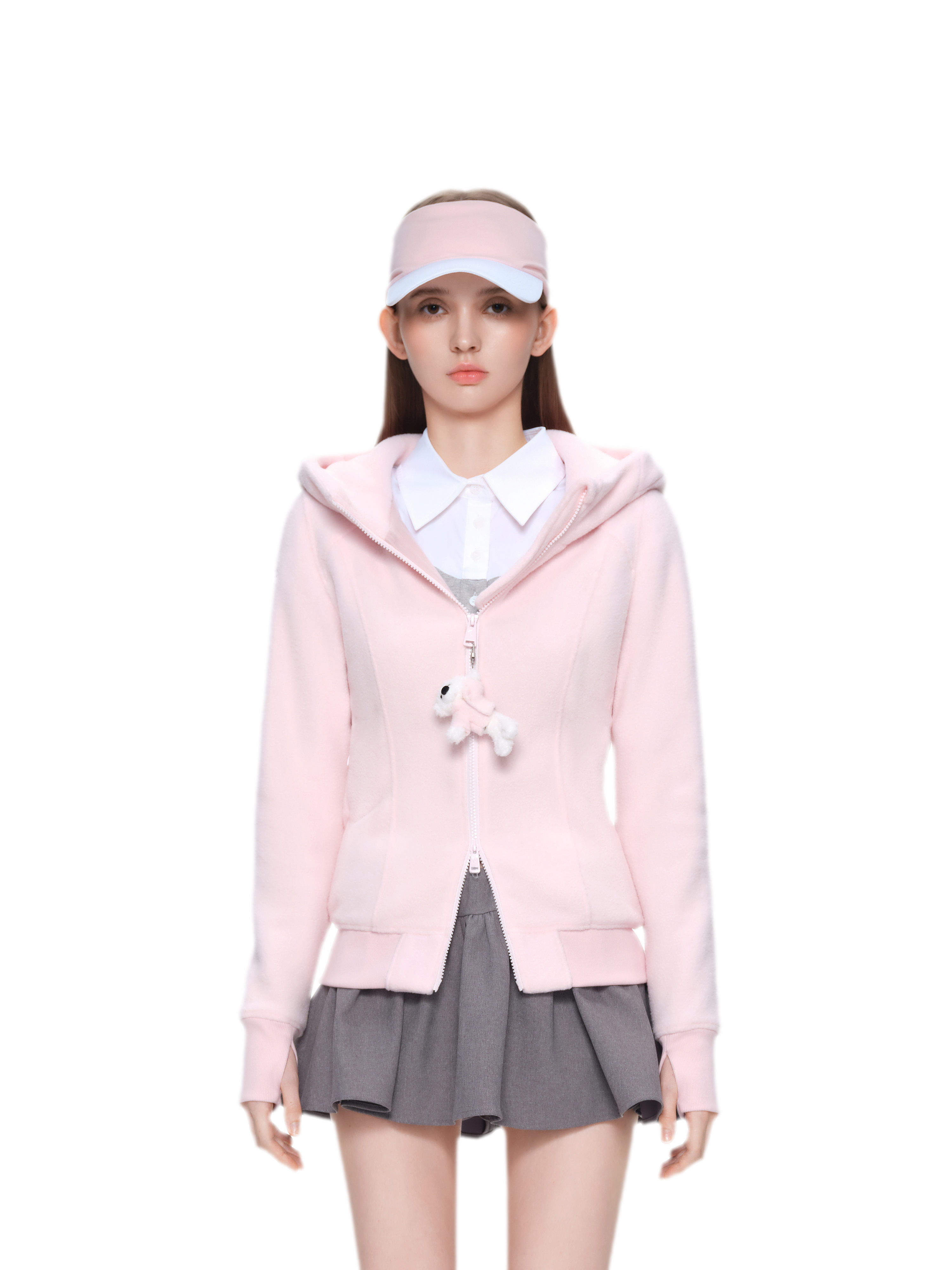 Soft Fleece Slim-Fit Hooded Jacket