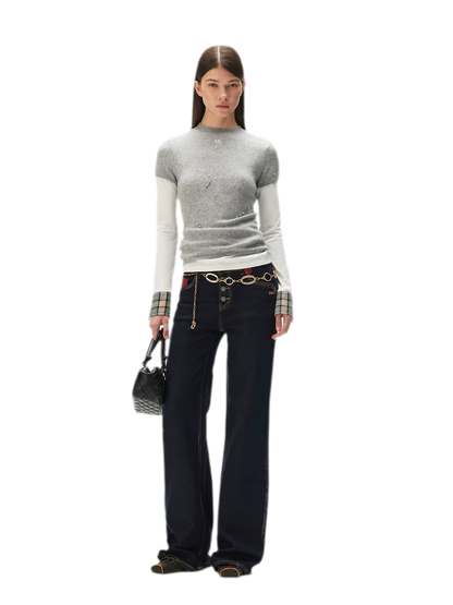Beaded Slim Fit Tee