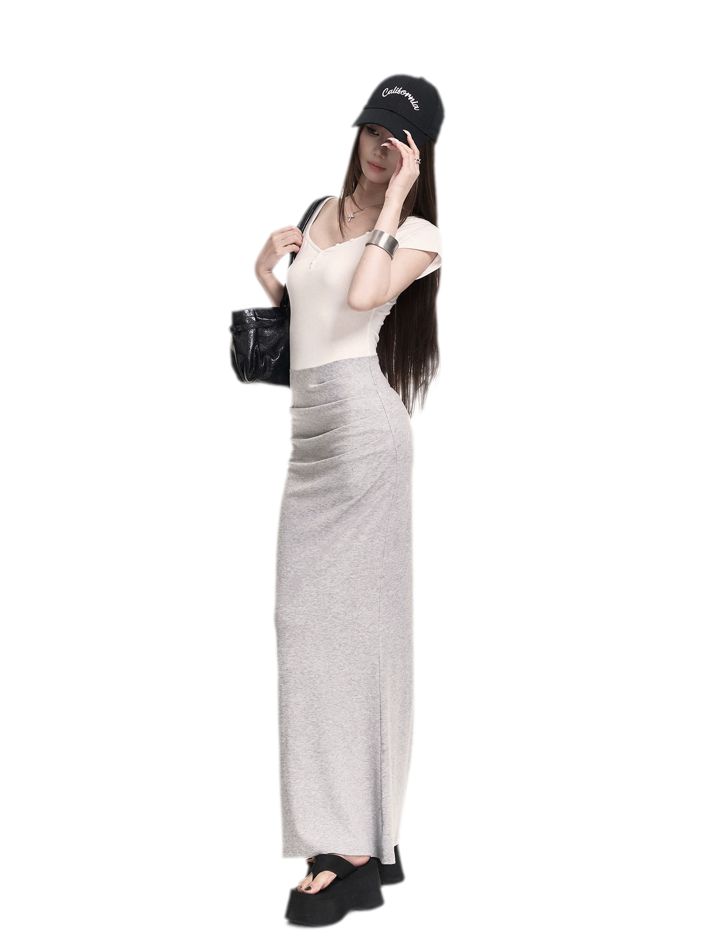 Sweetheart Ruched Maxi Dress