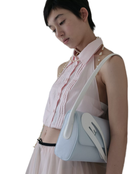 Oversized Hair Clip Shoulder Bag