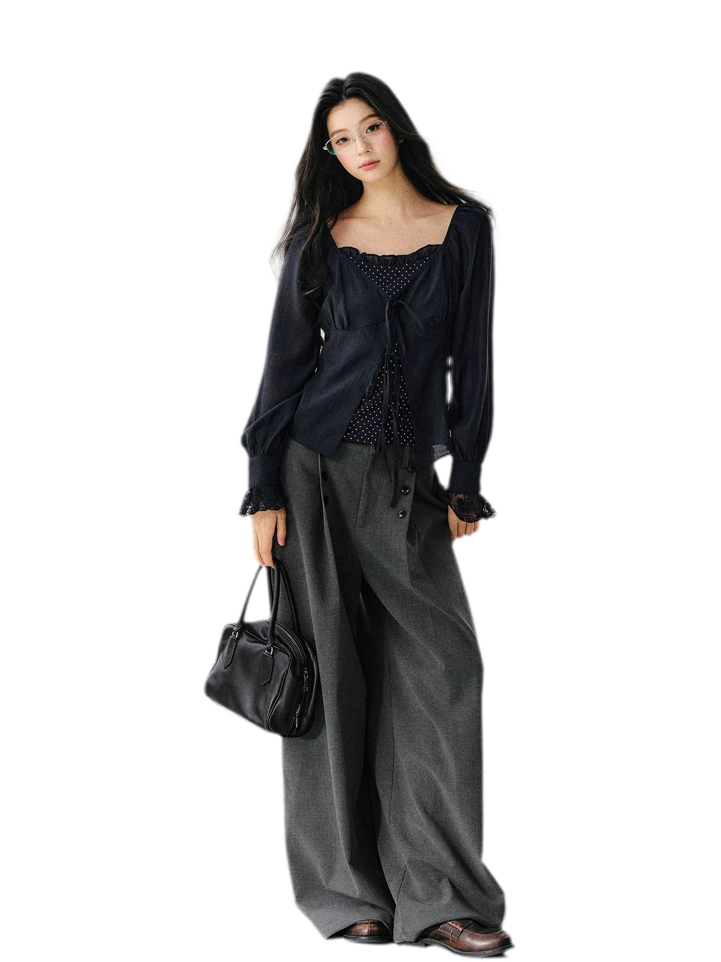 Minimal High Waist Trousers