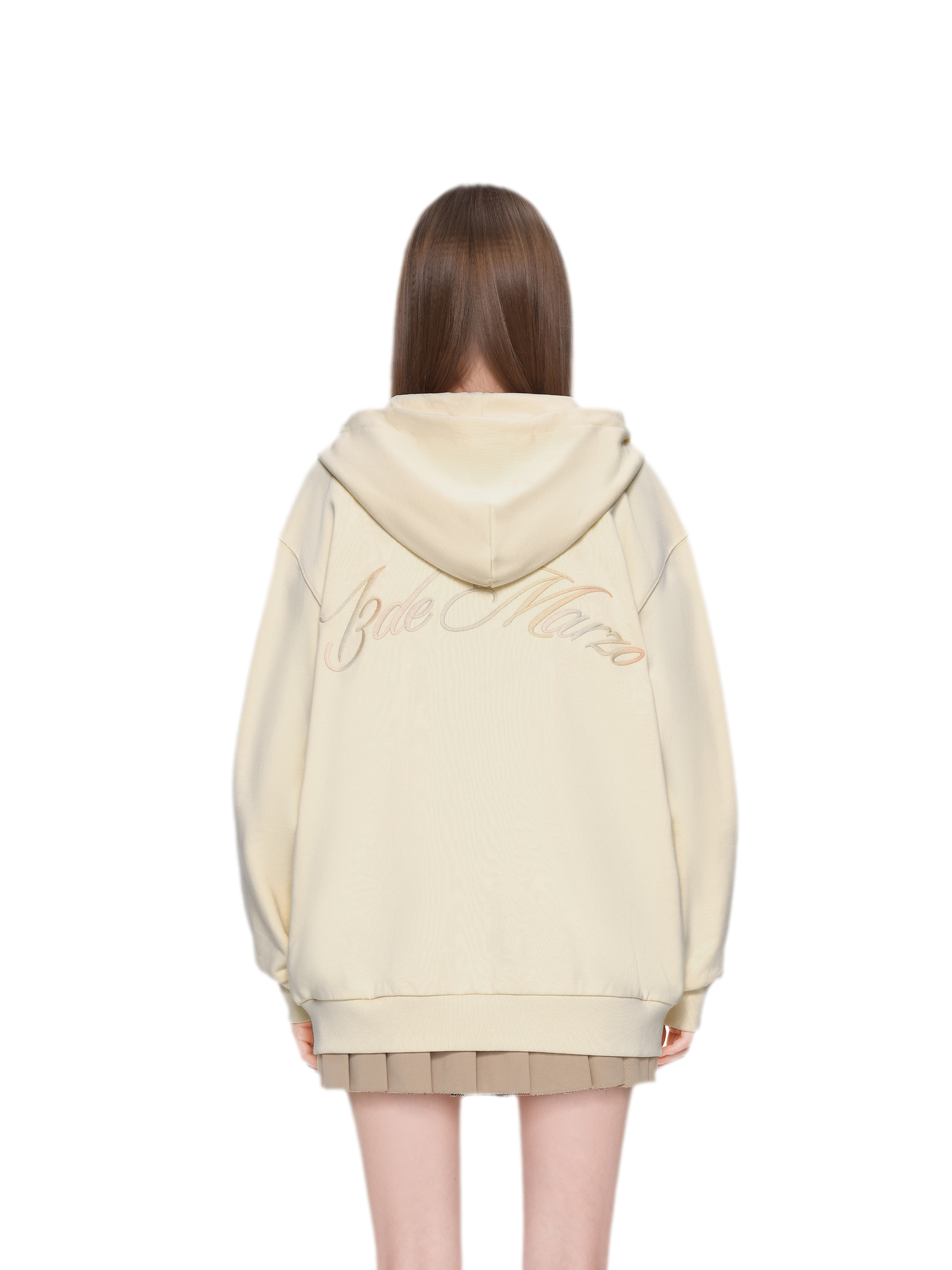 Bear Star Embroidered Hoodie