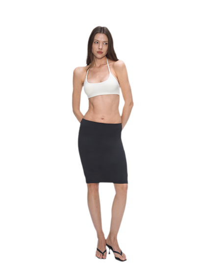 Nude Feel Layered Skirt