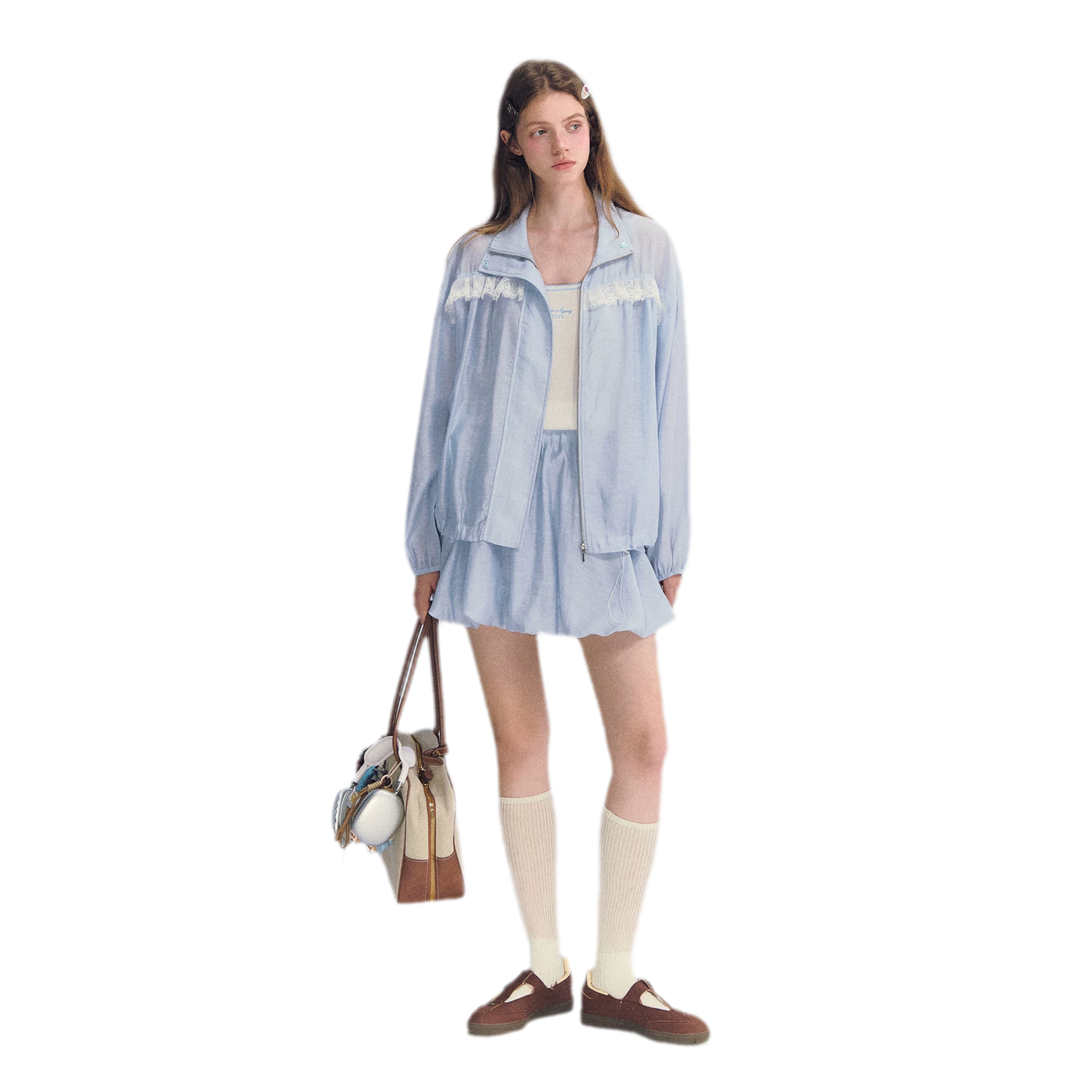 Lyocell Lace Sun Jacket Set