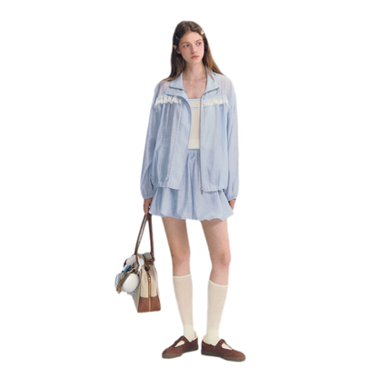 Lyocell Lace Sun Jacket Set