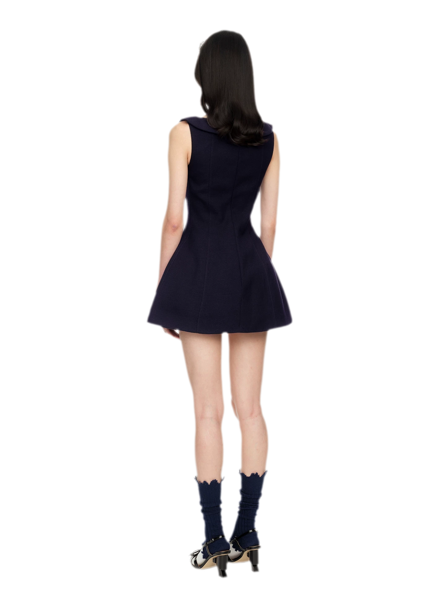 Elegant Side Bow A-Line Dress