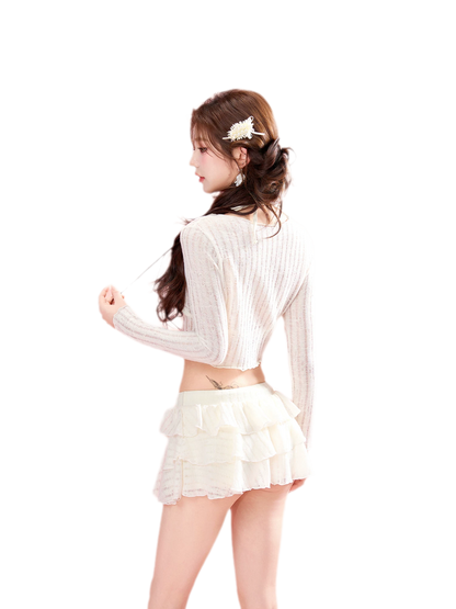 Three-Piece Swim Skirt Set