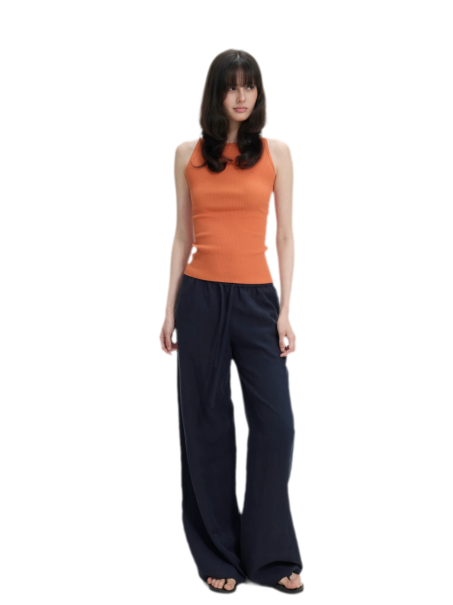 Lyocell Linen Ribbed Camisole