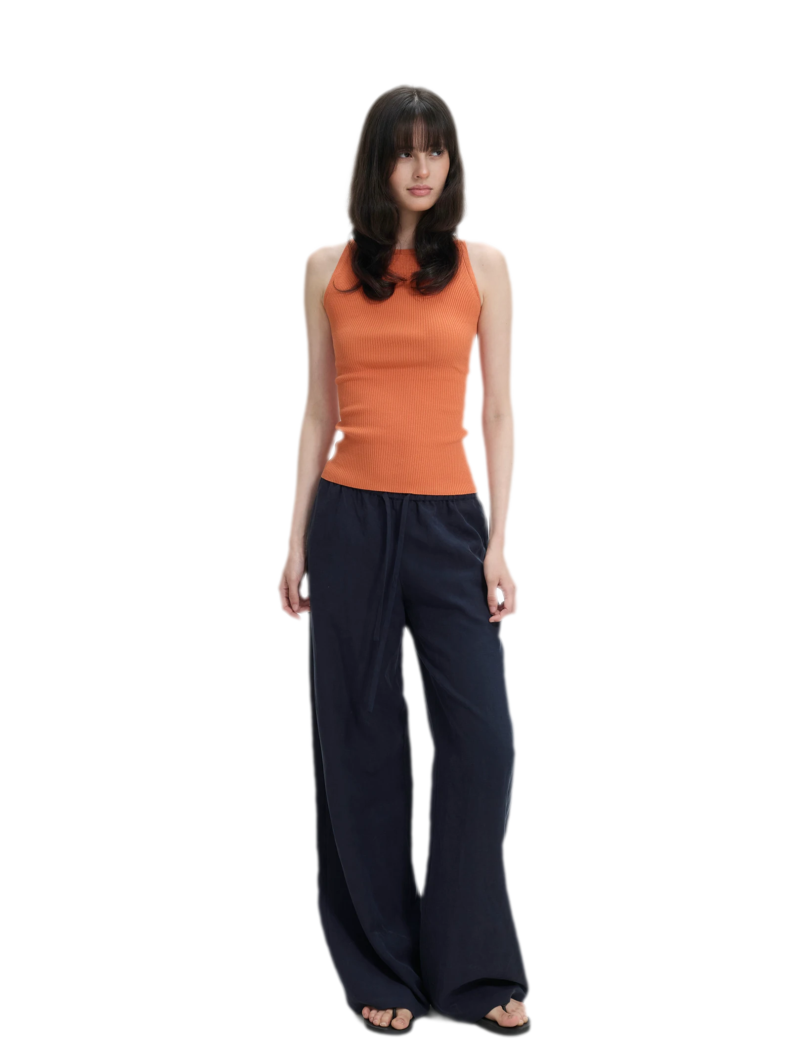 Lyocell Linen Ribbed Camisole