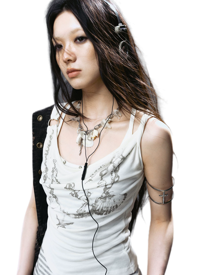 Shell Crystal Necklace