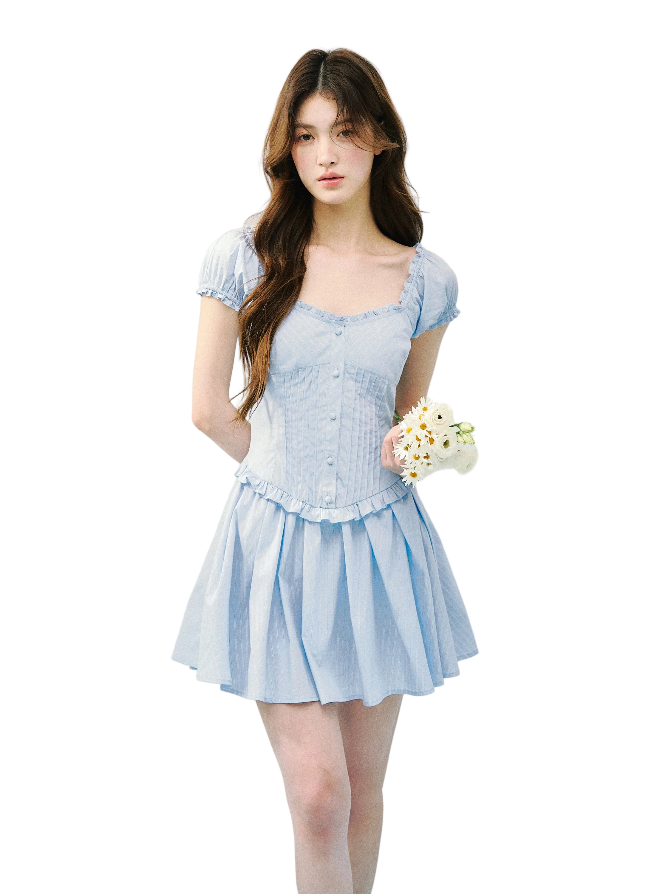 Sea Salt Afternoon Striped Tea Dress