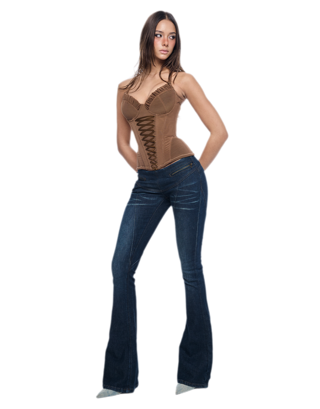 Rococo Mesh Corset Bustier