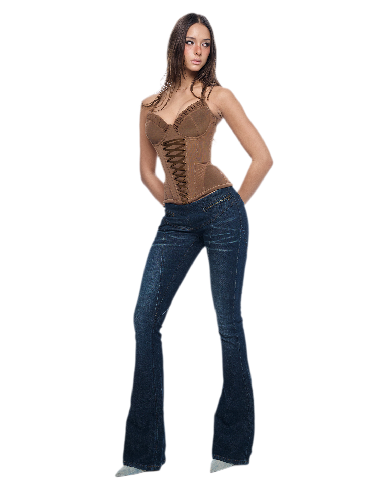 Rococo Mesh Corset Bustier