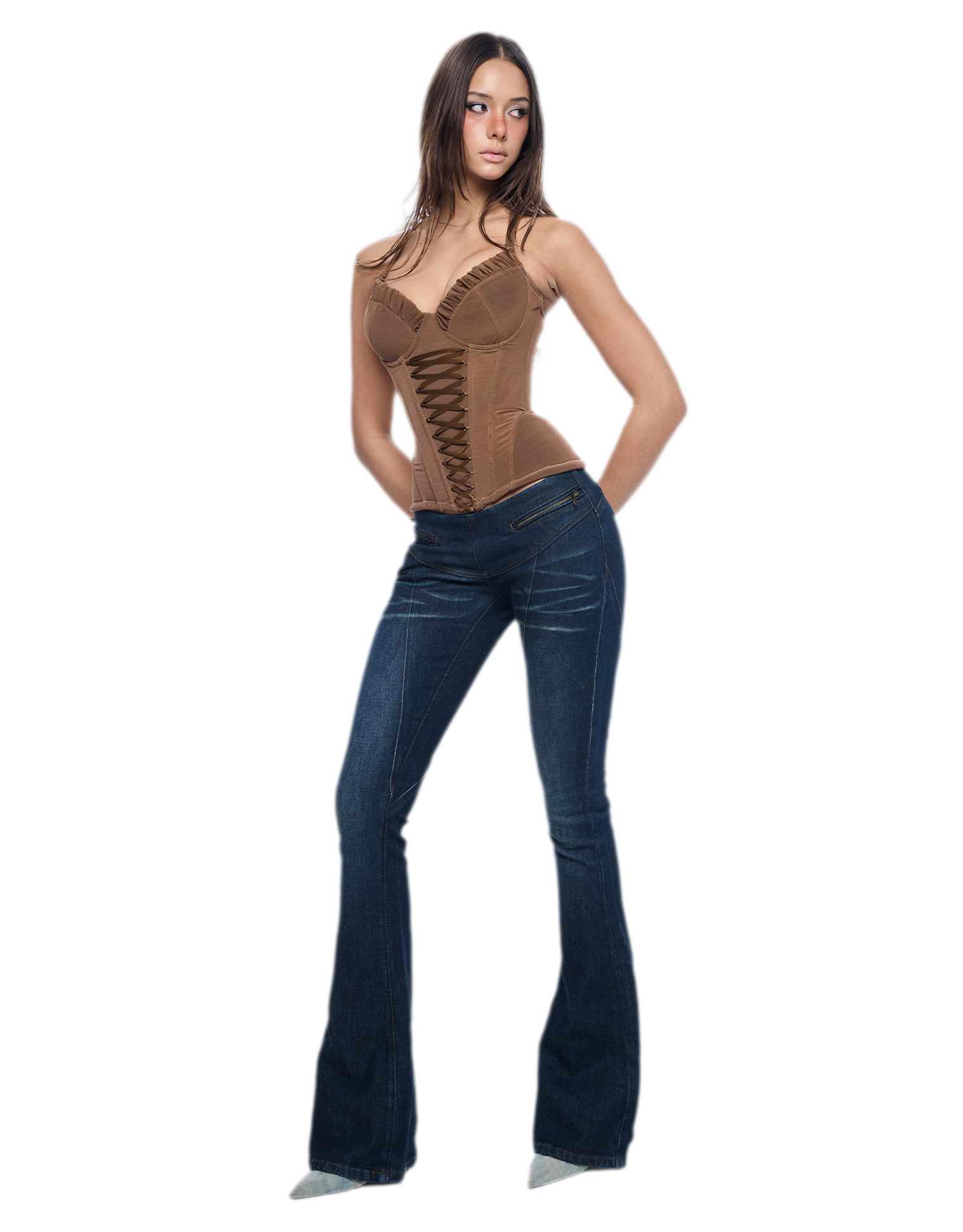 Rococo Mesh Corset Bustier